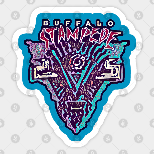Buffalo Stampede Roller Hockey Buffalo Stampede Sticker TeePublic